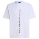 тениска,мъжки,тениски,karl,lagerfeld,vertical,logo,regular,fit,t,shirt,white