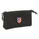 канцеларски,принадлежности,safta,atletico,de,madrid,teen,triple,pencil,case,black,(black)