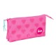 канцеларски,принадлежности,safta,barbie,triple,pencil,case,pink,(multicolor)