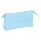 канцеларски,принадлежности,safta,kappa,basics,triple,pencil,case,blue,(celest)