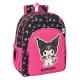 раница,раници,safta,612541180,kuromi,19l,32x43x14,cm,backpack,multicolor,(black,pink)
