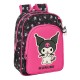 раница,раници,safta,612541185,kuromi,10l,32x43x14,cm,backpack,multicolor,(black,pink)