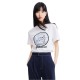 тениска,дамски,тениски,lily,dolphin,short,sleeve,t,shirt,white