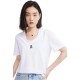 тениска,дамски,тениски,lily,skinny,short,sleeve,t,shirt,white