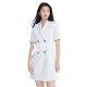 рокля,дамски,поли,и,рокли,lily,suit,style,short,sleeve,dress,white