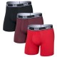 боксерки,мъжко,бельо,saxx,underwear,essential,performance,mesh,boxer,brief,fly,3pk,boxers,3,units,multicolor,(classic,red,maroon,black)