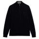 блуза,мъжки,пуловери,superdry,essentials,half,zip,sweater,eclipse,navy,marl,(black)