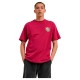 тениска,мъжки,тениски,santa,cruz,flaming,dice,dot,chest,short,sleeve,t,shirt,burgundy,(red)