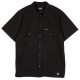 риза,с,къс,ръкав,дамски,ризи,мъжки,ризи,santa,cruz,service,short,sleeve,shirt,black,(black)