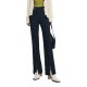 панталони,дамски,панталони,lily,chic,split,casual,pants,black,black,(black)