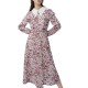 рокля,дамски,поли,и,рокли,lily,floral,ruffle,dress,deep,pink,(pink)