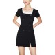 рокля,дамски,поли,и,рокли,lily,french,square,neck,dress,black,black,(black)