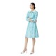 рокля,дамски,поли,и,рокли,lily,pleated,shirt,dress,apple,green,(blue)