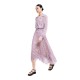 рокля,дамски,поли,и,рокли,lily,printed,two,piece,dress,orange,(pink)