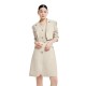 рокля,дамски,поли,и,рокли,lily,two,piecees,dress,camel,(beige)