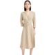 рокля,дамски,поли,и,рокли,lily,v,neck,dress,khaki,(beige)