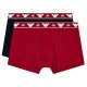 боксерки,мъжко,бельо,emporio,armani,holidays,jaquard,trunk,boxers,2,units,red,black,(bourdeaux,black)