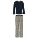 пижама,мъжки,пижами,emporio,armani,yarn,dyed,woven,pyjama,blue,(navy,grey,blue,check)