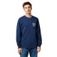 блуза,мъжки,пуловери,wrangler,americana,regular,fit,sweatshirt,navy