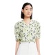 дамски,блузи,дамски,ризи,lily,art,print,chiffon,shirt,grass,green,(green)