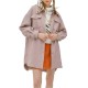 яке,дамски,якета,и,палта,lily,off,shoulder,design,jacket,grey,purple,(pink)