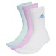 чорапи,мъжки,чорапи,adidas,cushioned,crew,socks,3,units,powder,plum,white,halo,mint,(multicolor)