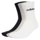 чорапи,мъжки,чорапи,adidas,linear,cushioned,crew,socks,medium,grey,heather,white,black,(multicolor)