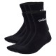 чорапи,мъжки,чорапи,adidas,linear,cushioned,crew,socks,black,white,(black)