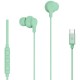 слушалки,слушалки,celly,up,1600,usb,c,earphones,green