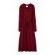 рокля,дамски,поли,и,рокли,makia,heidi,3,4,sleeve,long,dress,red,(lingonberry)