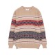 блуза,мъжки,пуловери,дамски,пуловери,makia,hounds,knit,sweater,beige,(multicolor)