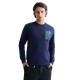 блуза,мъжки,пуловери,scotch,&,soda,left,chest,logo,sweatshirt,blue,(blue)