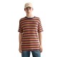 тениска,мъжки,тениски,scotch,&,soda,relaxed,fit,chunky,waffle,stripe,short,sleeve,t,shirt,brown,(light,brown,multicolor)