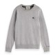 блуза,детски,блузи,scotch,&,soda,core,logo,regular,fit,sweatshirt,grey,melange,(grey)