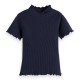 тениска,детски,тениски,scotch,&,soda,core,mock,ribbed,slim,fit,short,sleeve,t,shirt,blue,(sky,captain)