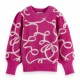 блуза,детски,блузи,scotch,&,soda,intarsia,glitter,sweater,fuchsia,red