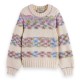 блуза,детски,блузи,scotch,&,soda,multi,color,rainbow,yarn,striped,sweater,grey,(eggnog,multi,stripe)