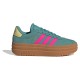 маратонки,детски,маратонки,adidas,vl,court,bold,trainers,powder,teal,shock,pink,powder,yellow,(blue)