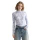 тениска,дамски,тениски,scotch,&,soda,all,over,printed,mock,long,sleeve,t,shirt,dancer,lavender