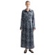 рокля,дамски,поли,и,рокли,scotch,&,soda,belted,pleated,hem,long,sleeve,midi,dress,ikat,feather,blue