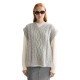 потник,дамски,пуловери,дамски,плетени,дрехи,scotch,&,soda,cable,stitch,spencer,knitted,vest,light,grey,melange