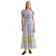 рокля,дамски,поли,и,рокли,scotch,&,soda,gathered,short,sleeve,long,dress,grey,(dancer,lavender)