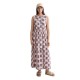 рокля,дамски,поли,и,рокли,scotch,&,soda,gathered,sleeveless,long,dress,feather,block,(pink)