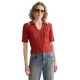дамски,блузи,с,яка,scotch,&,soda,pointelle,collared,knitted,short,sleeve,polo,red,(ketchup)