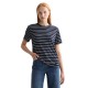 тениска,дамски,тениски,scotch,&,soda,striped,regular,fit,short,sleeve,t,shirt,blue,(sky,captain,languid,lavender)