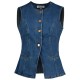 дънки,дамски,потници,salsa,jeans,21010388,straight,fit,vest,medium,wash,(blue)