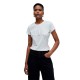 тениска,дамски,тениски,salsa,jeans,branding,slim,fit,t,shirt,light,pearl,(white)