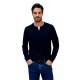 блуза,мъжки,пуловери,salsa,jeans,henley,regular,fit,sweater,dark,blue