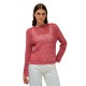 блуза,дамски,пуловери,дамски,плетени,дрехи,salsa,jeans,metallic,threaded,regular,fit,sweater,medium,pink