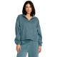 блуза,дамски,блузи,volcom,stone,soft,half,zip,sweatshirt,green,blue,(emerald,green)
